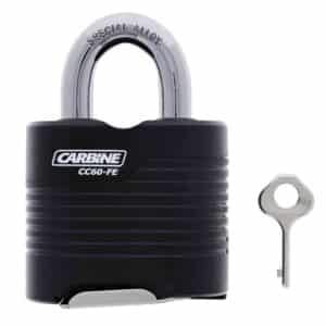 CC60-FE-WJR-PMB, carbine cc60 combination padlock, carbine, carbine padlock, padlocks, padlock, combination padlock